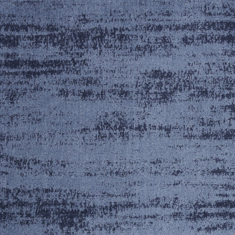 5' X 7' Denim Blue And Navy Blue Abstract Indoor Outdoor Area Rug — view 2