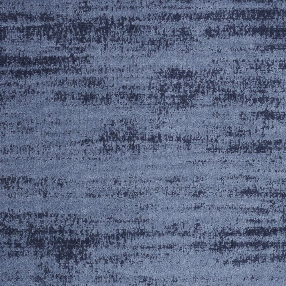 6' X 9' Denim Blue And Navy Blue Abstract Indoor Outdoor Area Rug — view 12