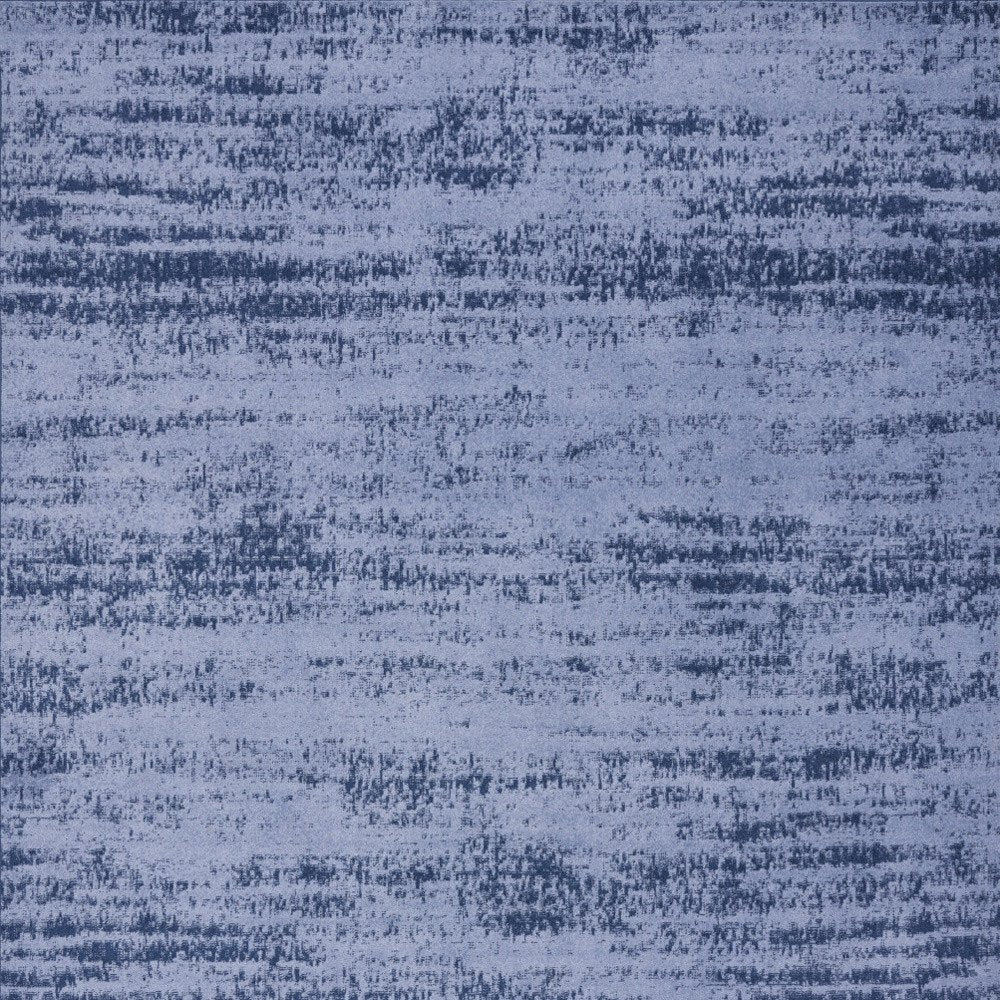 8' X 10' Denim Blue And Navy Blue Abstract Indoor Outdoor Area Rug — view 3