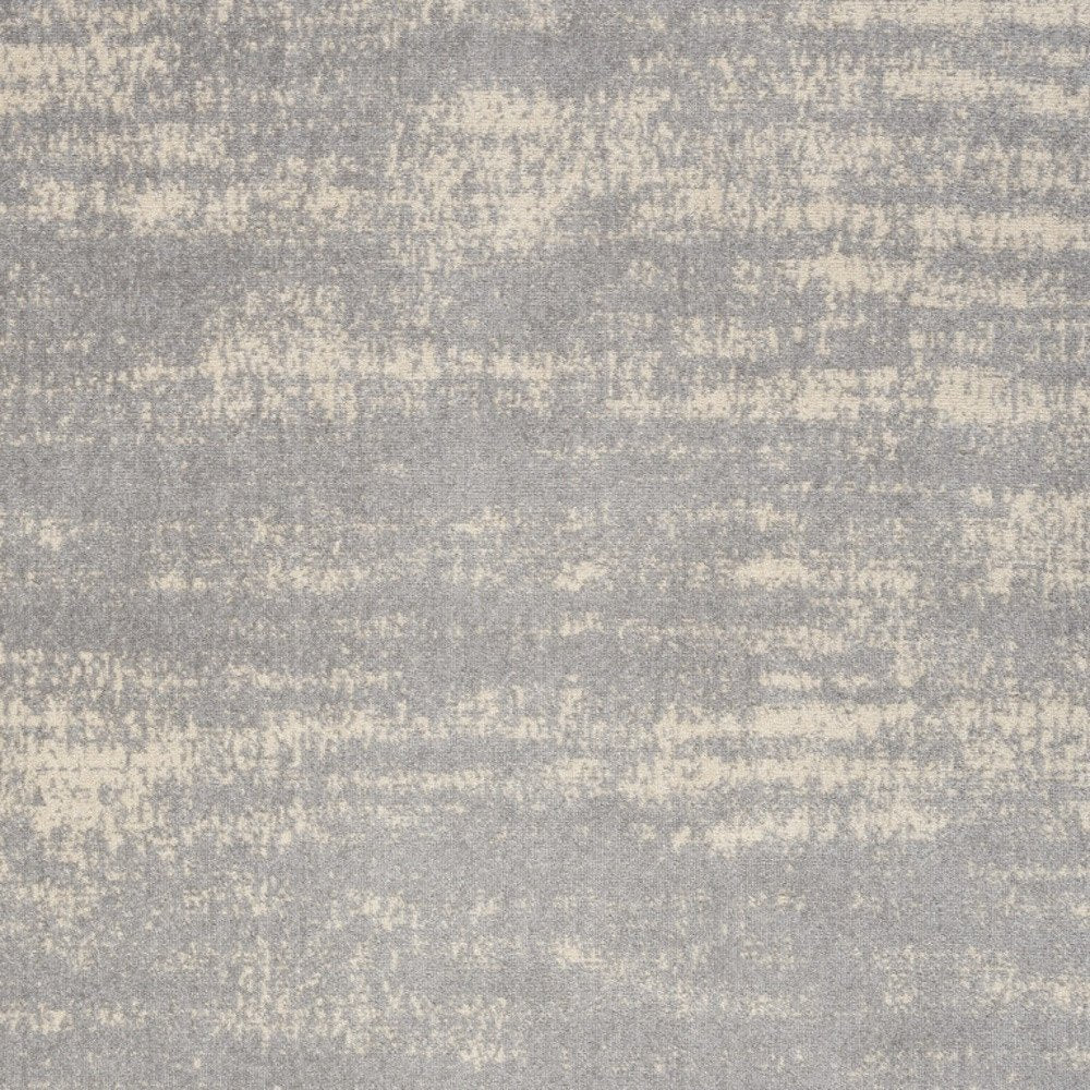 4' X 6' Gray And Beige Abstract Indoor Outdoor Area Rug HomeRoots
