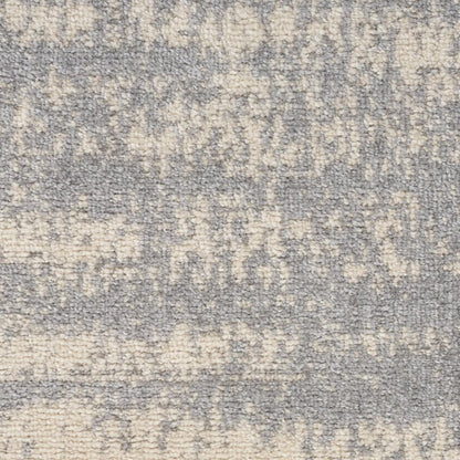 4' X 6' Gray And Beige Abstract Indoor Outdoor Area Rug HomeRoots