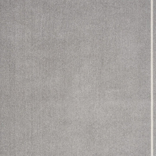 5' X 7' Gray And Ivory Indoor Outdoor Area Rug