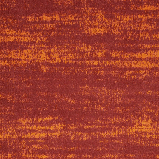 5' X 7' Red And Orange Abstract Indoor Outdoor Area Rug