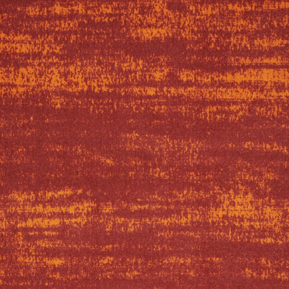 6' X 9' Red And Orange Abstract Indoor Outdoor Area Rug HomeRoots