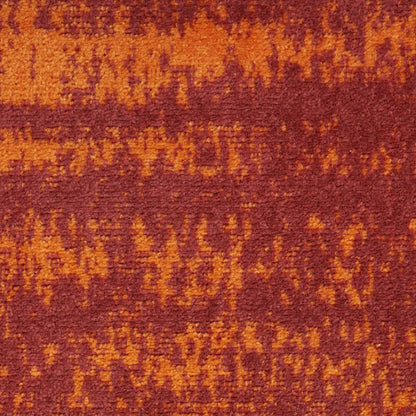 6' X 9' Red And Orange Abstract Indoor Outdoor Area Rug HomeRoots