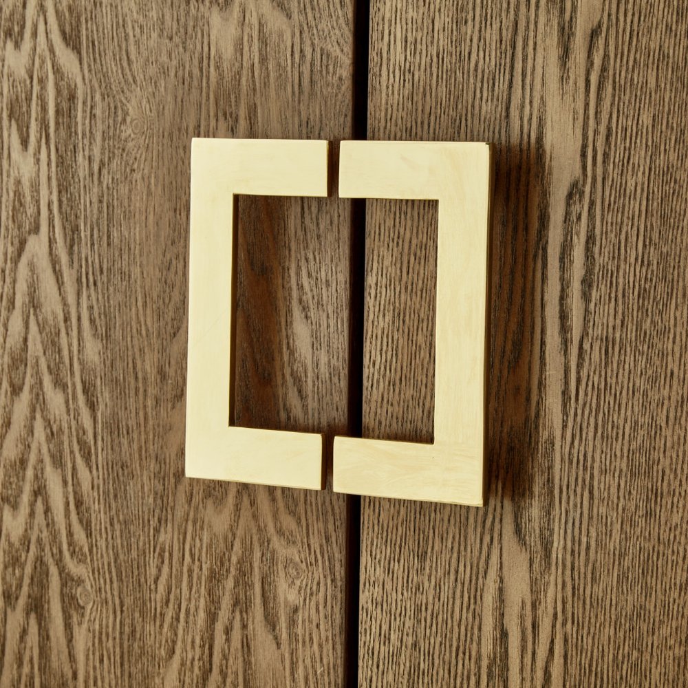 71" Brown Sideboard with Four Doors HomeRoots