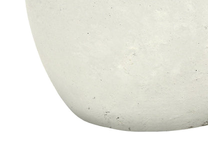26" Cream Gourd Table Lamp With Cream Drum Shade HomeRoots