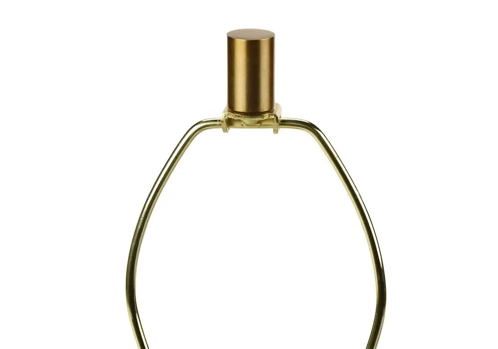 25" Black and Gold Concrete Cylinder Table Lamp With Black Drum Shade HomeRoots