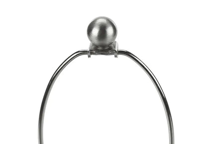 Set of Two 24" Silver Metal Candlestick USB Table Lamps With Gray Drum Shade HomeRoots