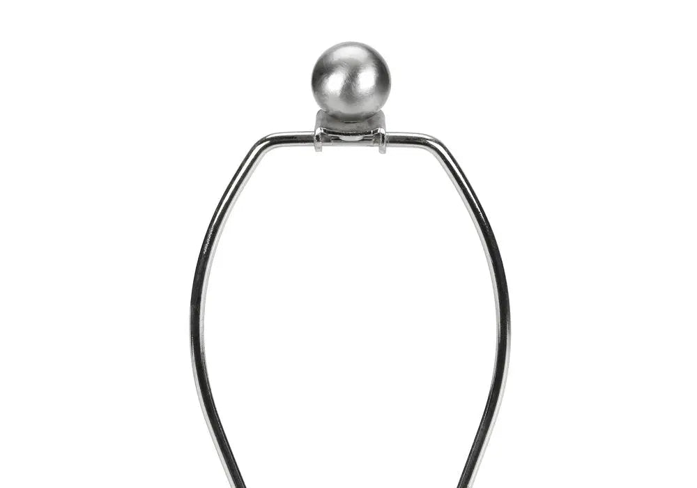 25" Cream Ceramic Urn Table Lamp With Cream Drum Shade HomeRoots