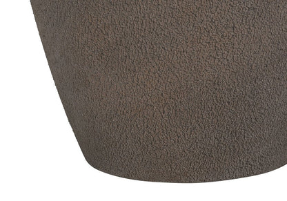 27" Gray Ceramic Urn Table Lamp With Beige Drum Shade HomeRoots
