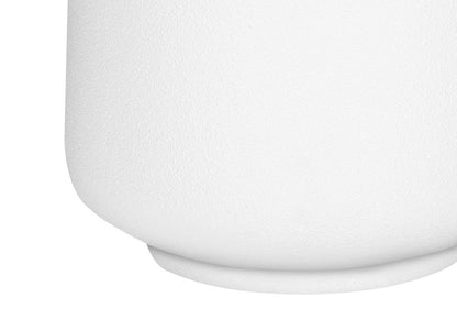 26" Cream Ceramic Cylinder Table Lamp With Cream Drum Shade HomeRoots