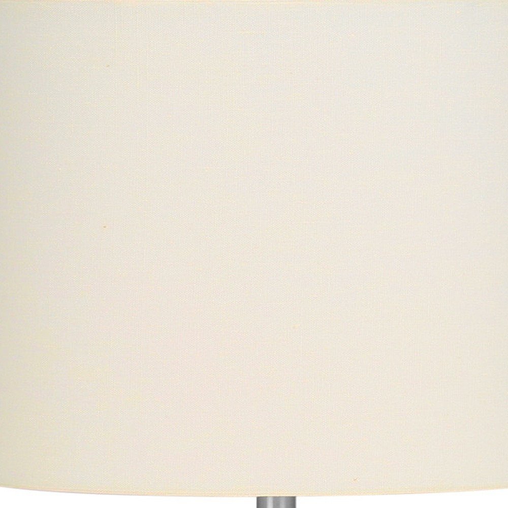 25" Cream Novelty Table Lamp With Cream Drum Shade HomeRoots