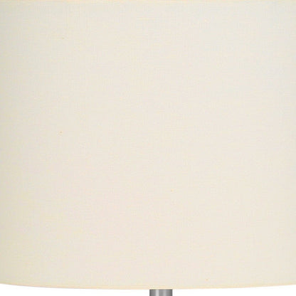 25" Cream Novelty Table Lamp With Cream Drum Shade HomeRoots