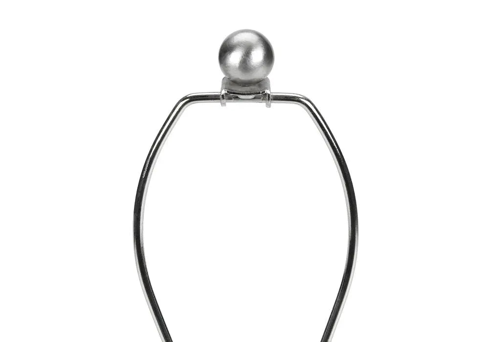 21" Cream Round Table Lamp With Cream Empire Shade HomeRoots