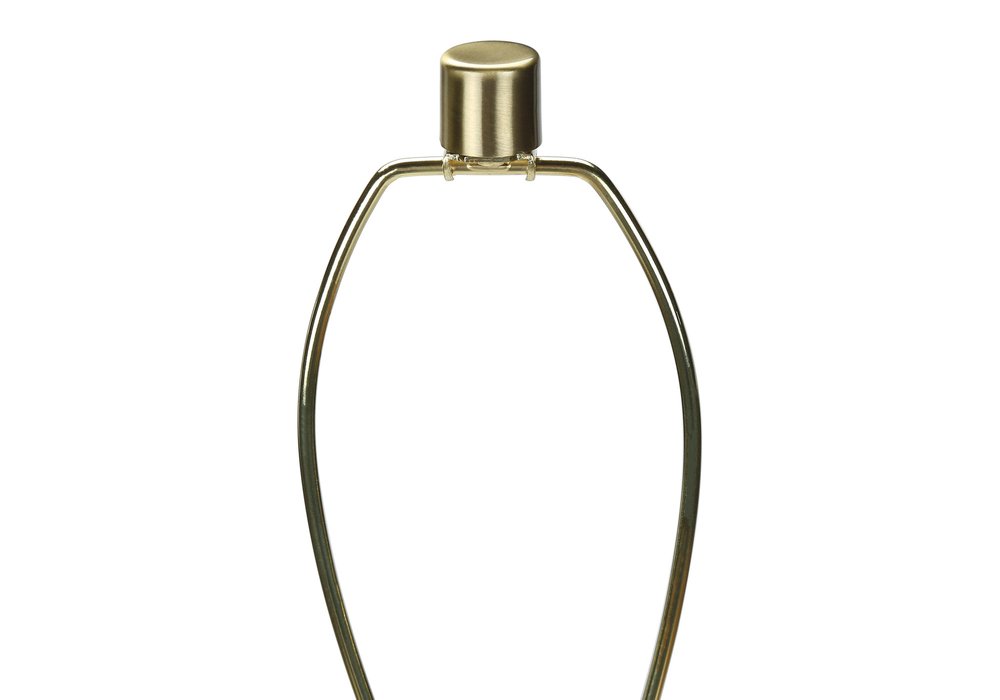 63" Matte Gold Floor Lamp with Cream Drum Shade — view 5