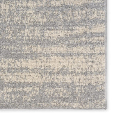 2' X 4' Gray And Beige Abstract Indoor Outdoor Area Rug HomeRoots