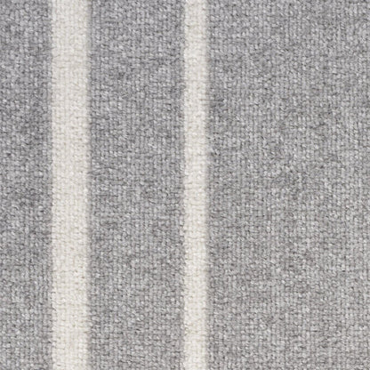 6' Gray And Ivory Round Indoor Outdoor Area Rug HomeRoots