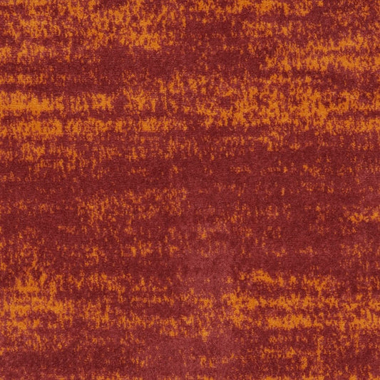 3' X 5' Red And Orange Abstract Indoor Outdoor Area Rug