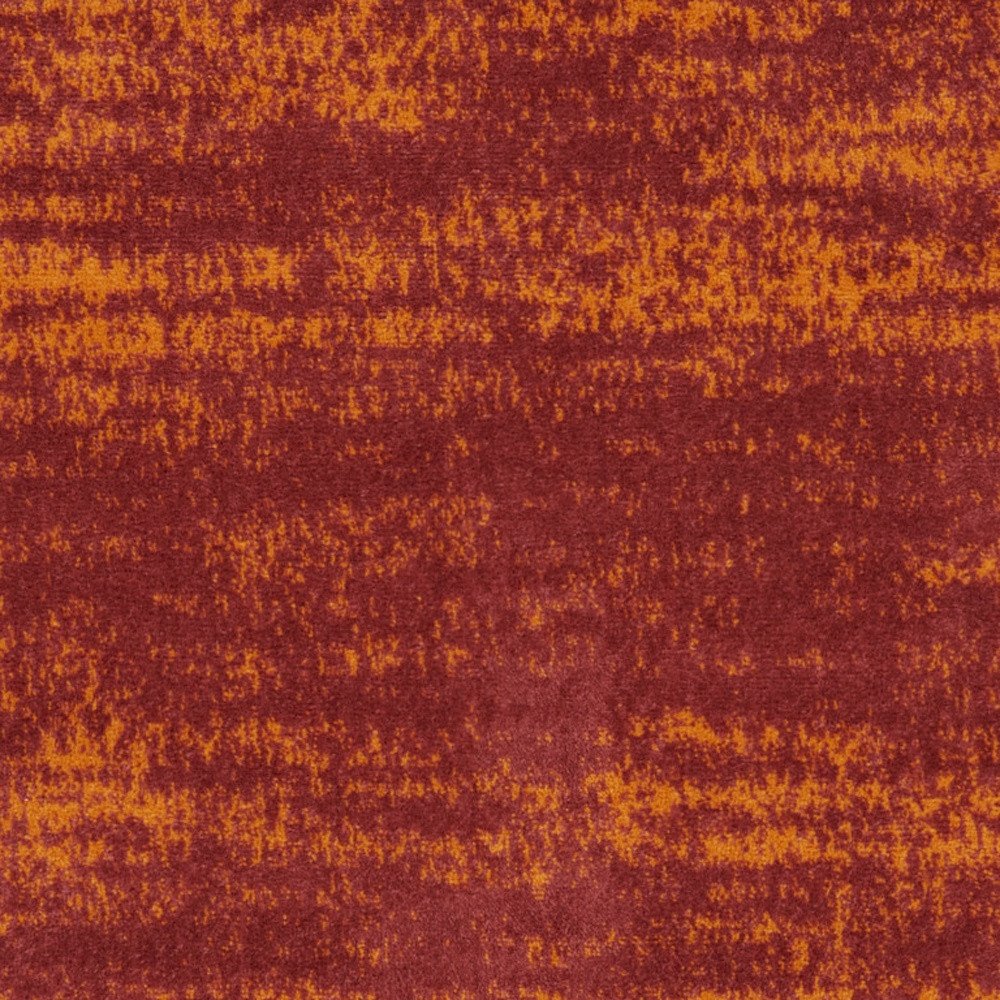 3' X 5' Red And Orange Abstract Indoor Outdoor Area Rug — view 2