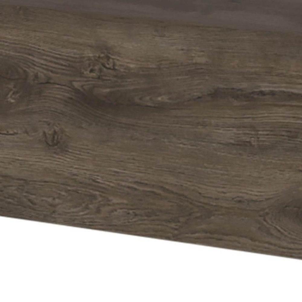 16" Brown Wood One Drawer Floating Nightstand HomeRoots