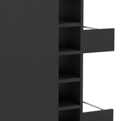 Set Of Two Black Wood Coffee Table HomeRoots