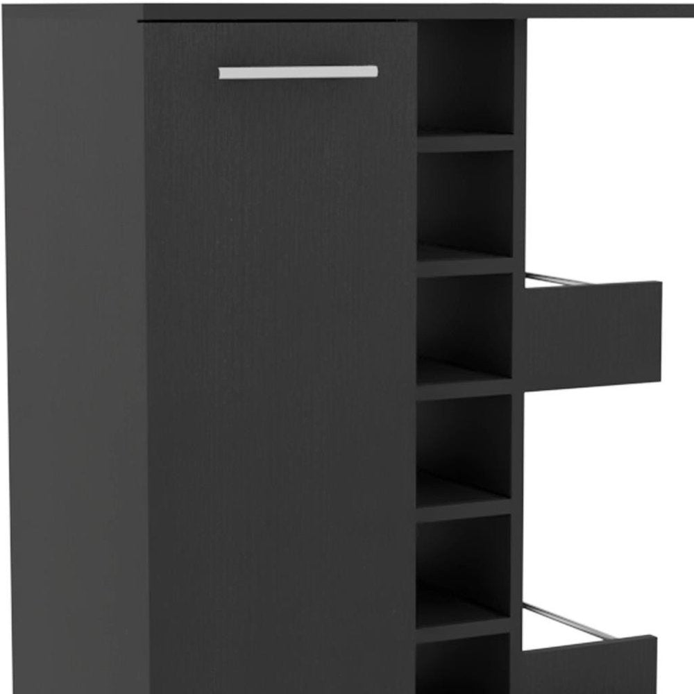 Set Of Two Black Wood Coffee Table HomeRoots