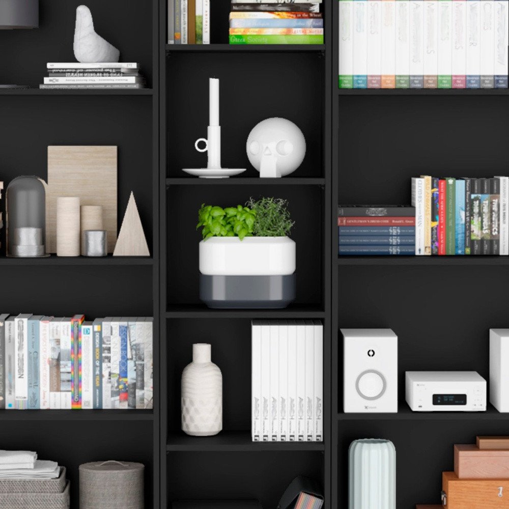 71" Black Five Tier Bookcase HomeRoots