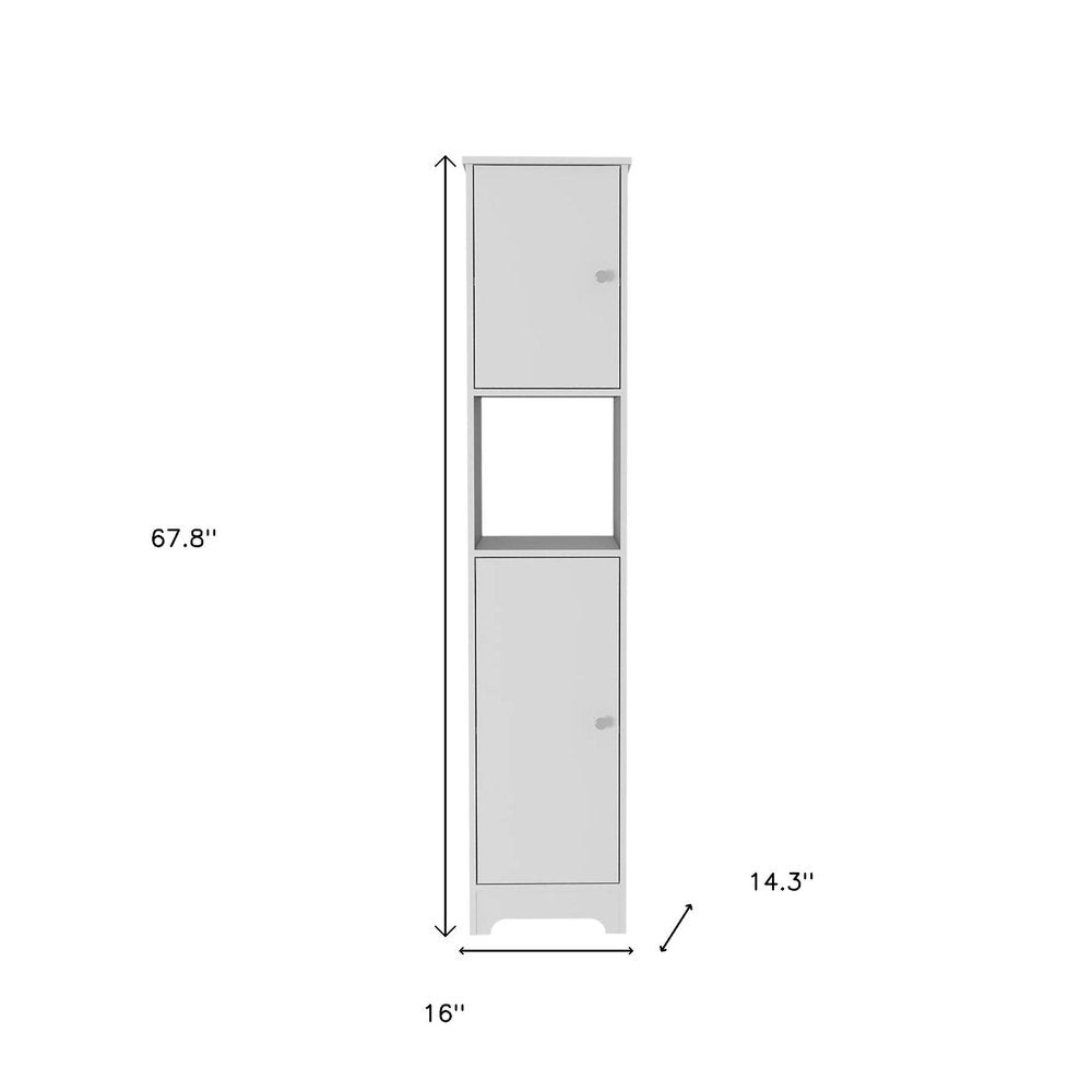 16" White Wood Freestanding Bathroom Vanity With Sink HomeRoots