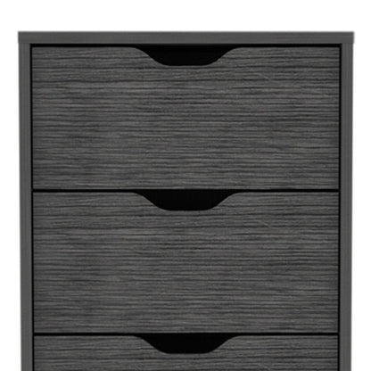 18" White Five Drawer Standard Chest HomeRoots
