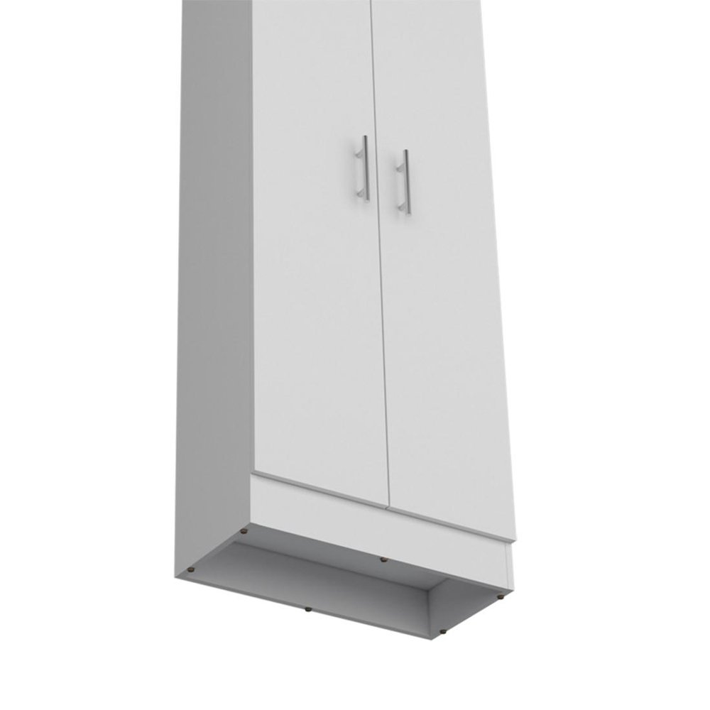 67" White Wood Pantry Or Storage Closet HomeRoots