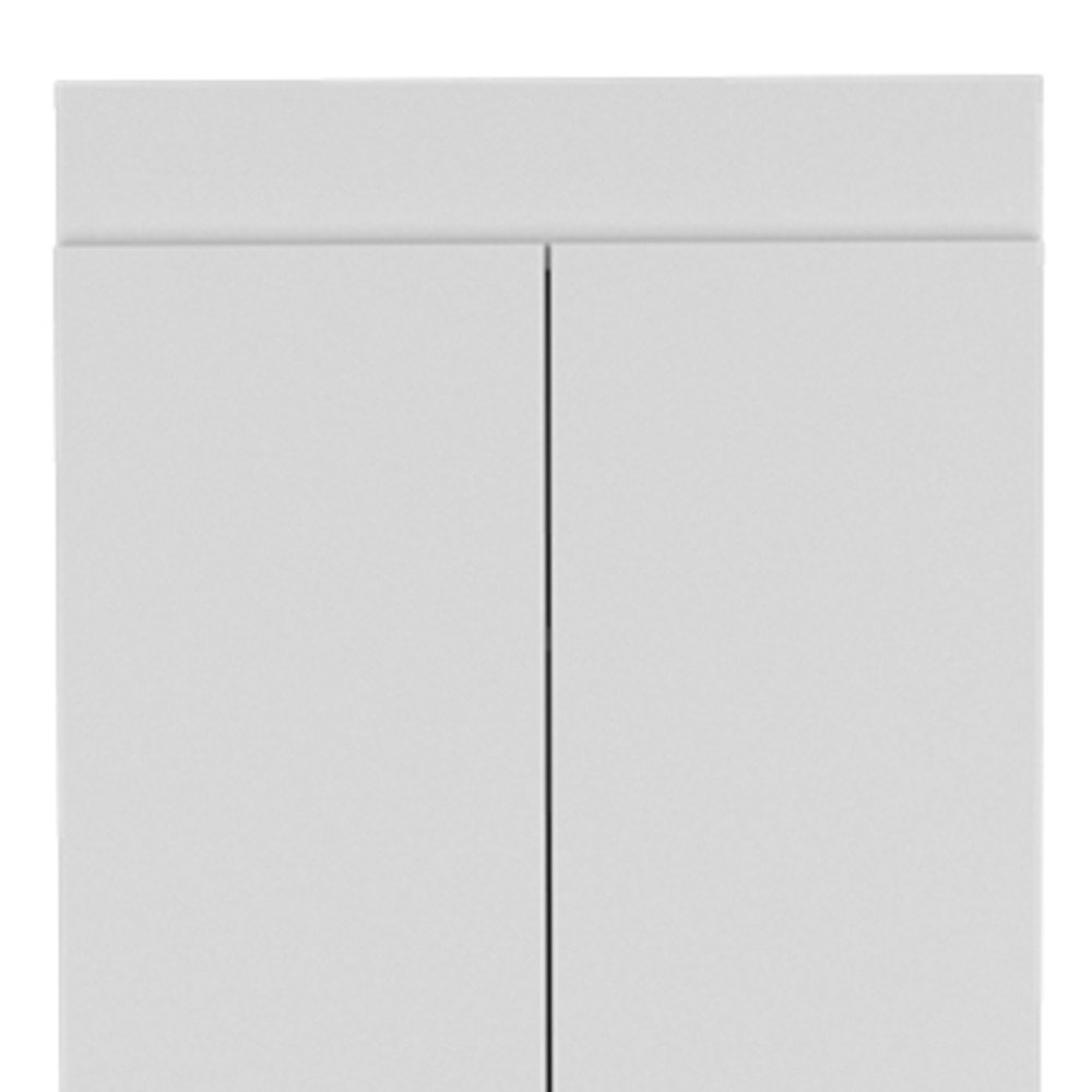 67" White Wood Pantry Or Storage Closet HomeRoots
