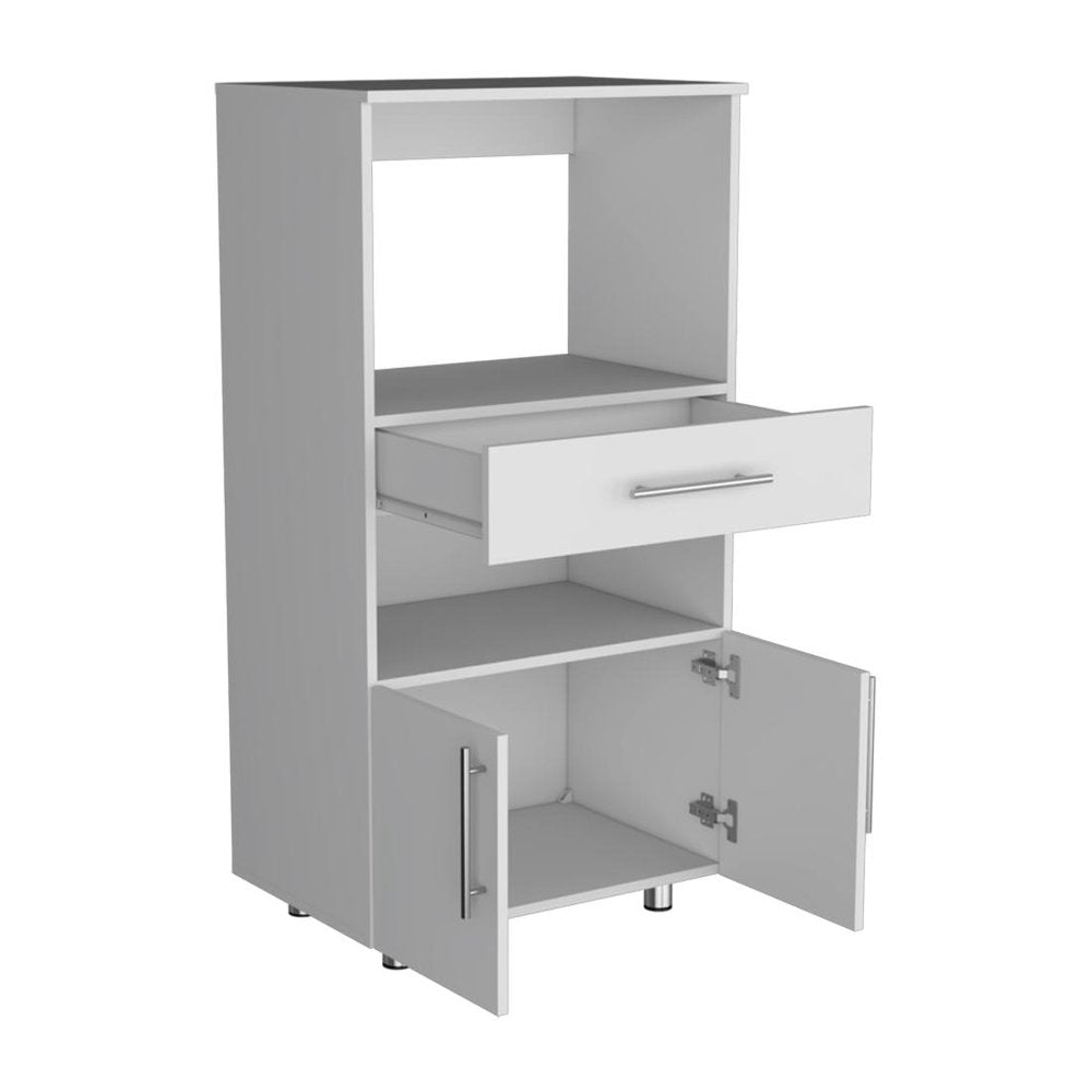 48" White Wood Pantry Or Storage Closet HomeRoots