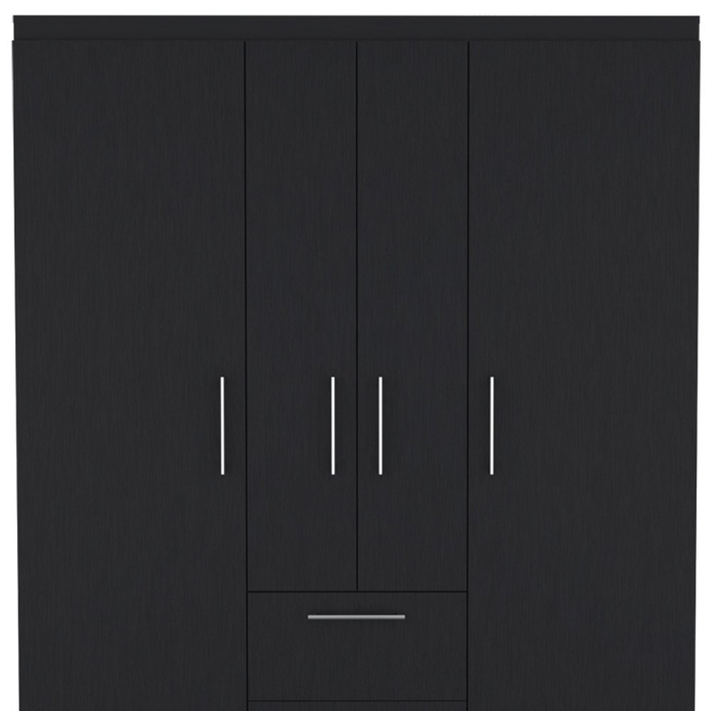 70" White Wood Four Door Two Drawer Combo Dresser HomeRoots