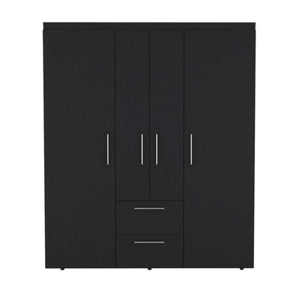 70" White Wood Four Door Two Drawer Combo Dresser HomeRoots