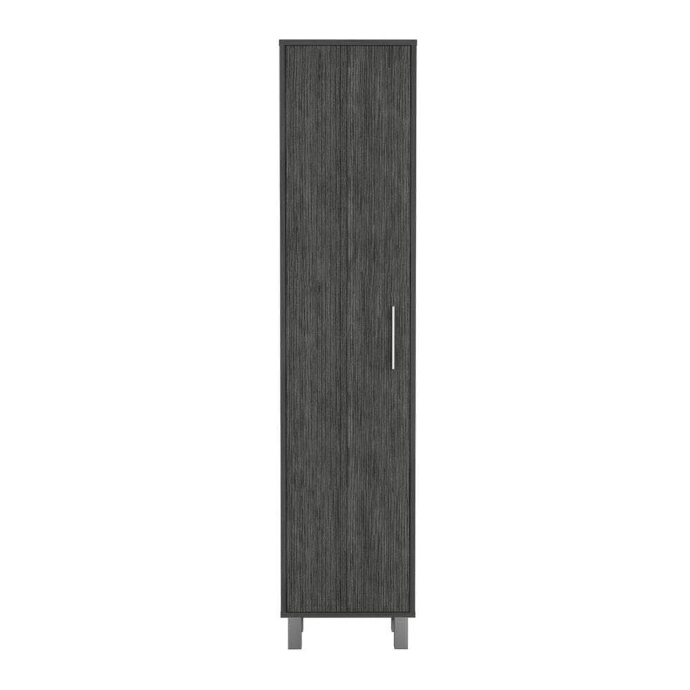 71" Gray Wood Pantry Or Storage Closet HomeRoots