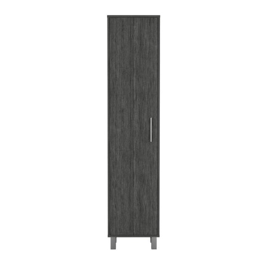 71" Gray Wood Pantry Or Storage Closet HomeRoots