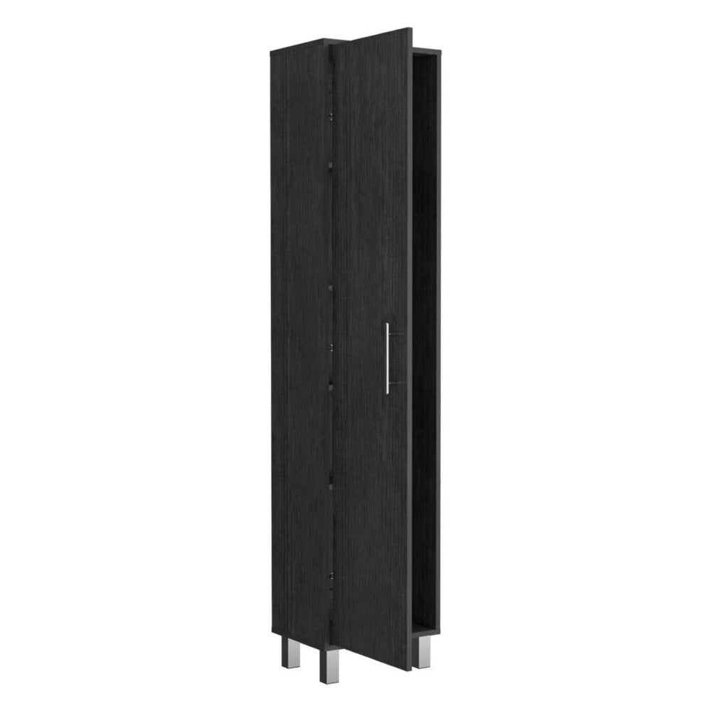 71" Gray Wood Pantry Or Storage Closet HomeRoots