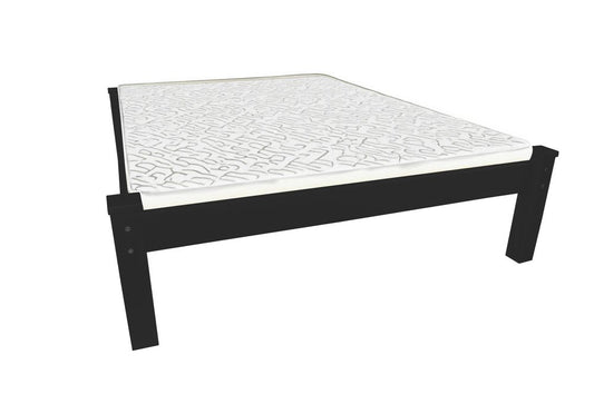Black Solid Wood Twin Bed Frame HomeRoots