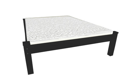 Black Solid Wood Twin Bed Frame HomeRoots