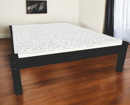 Black Solid Wood Twin Bed Frame HomeRoots
