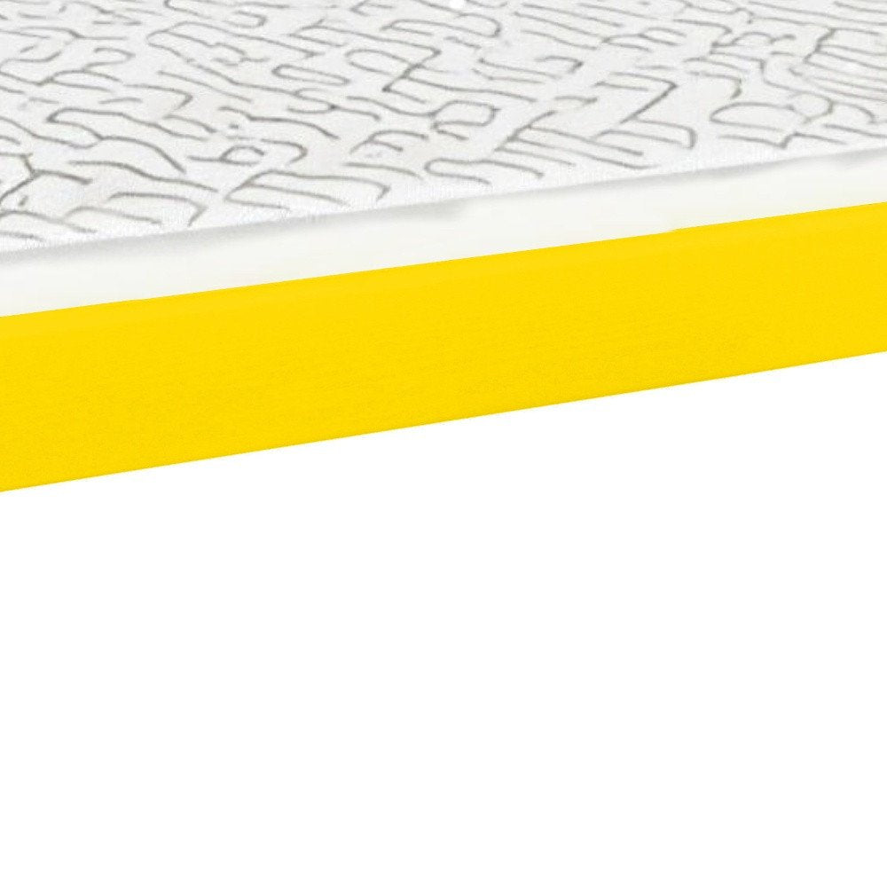 Canary Yellow Solid Wood Twin Bed Frame HomeRoots