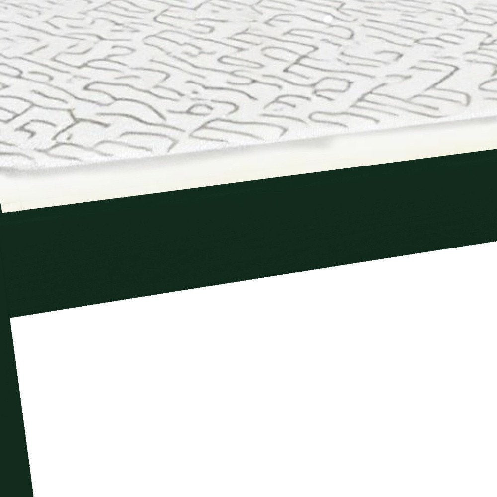 Dark Green Solid Wood Twin Bed Frame HomeRoots