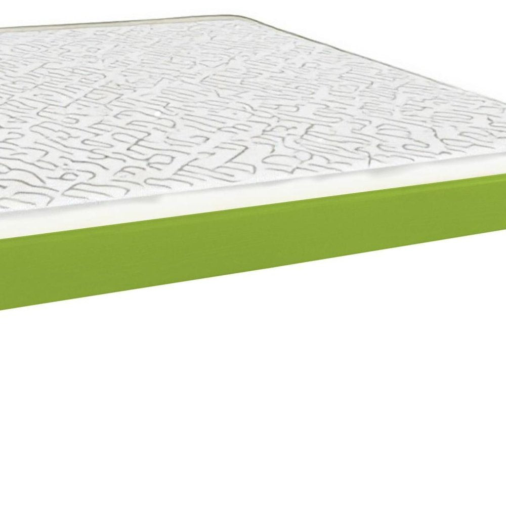 Lime Green Solid Wood Twin Bed Frame HomeRoots