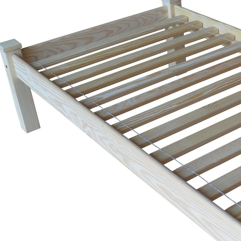 Natural Solid Wood Twin Bed Frame HomeRoots