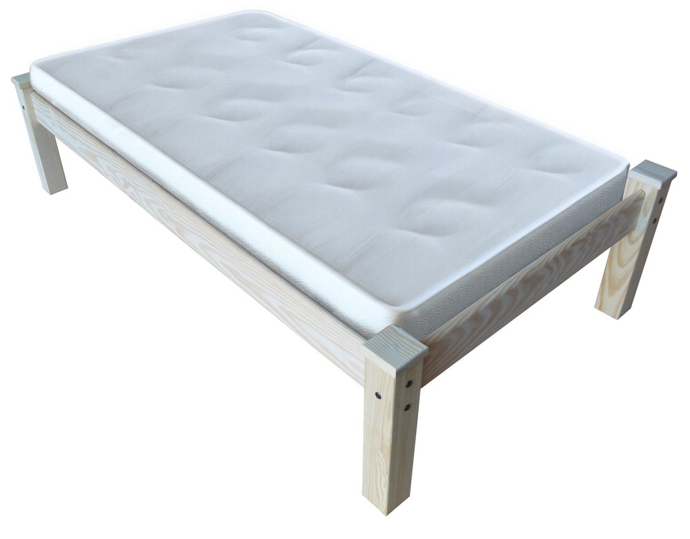 Natural Solid Wood Twin Bed Frame HomeRoots
