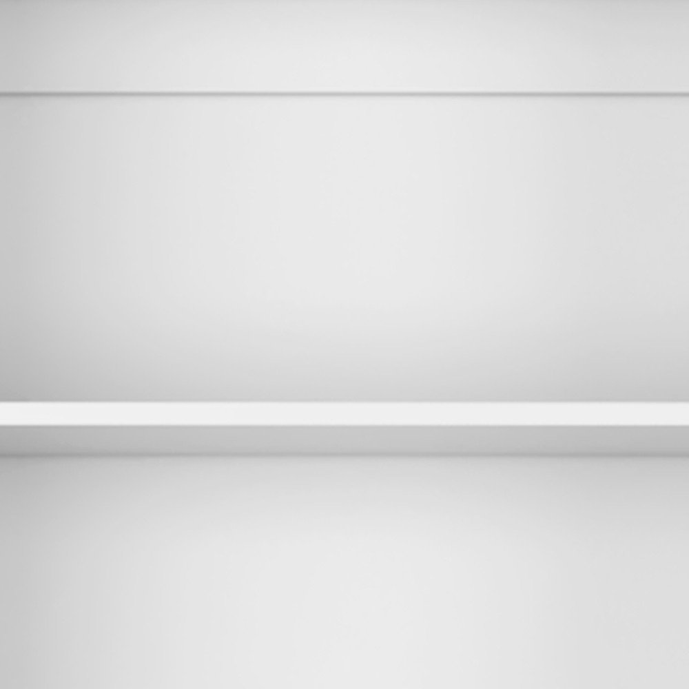 Set of Two White Wood Five Tier Modular Bookcase with Two Doors HomeRoots