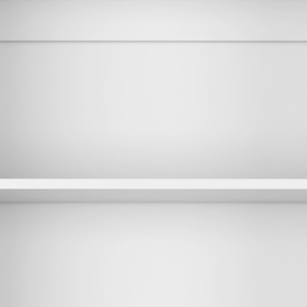 Set of Three White Wood Five Tier Modular Bookcase HomeRoots