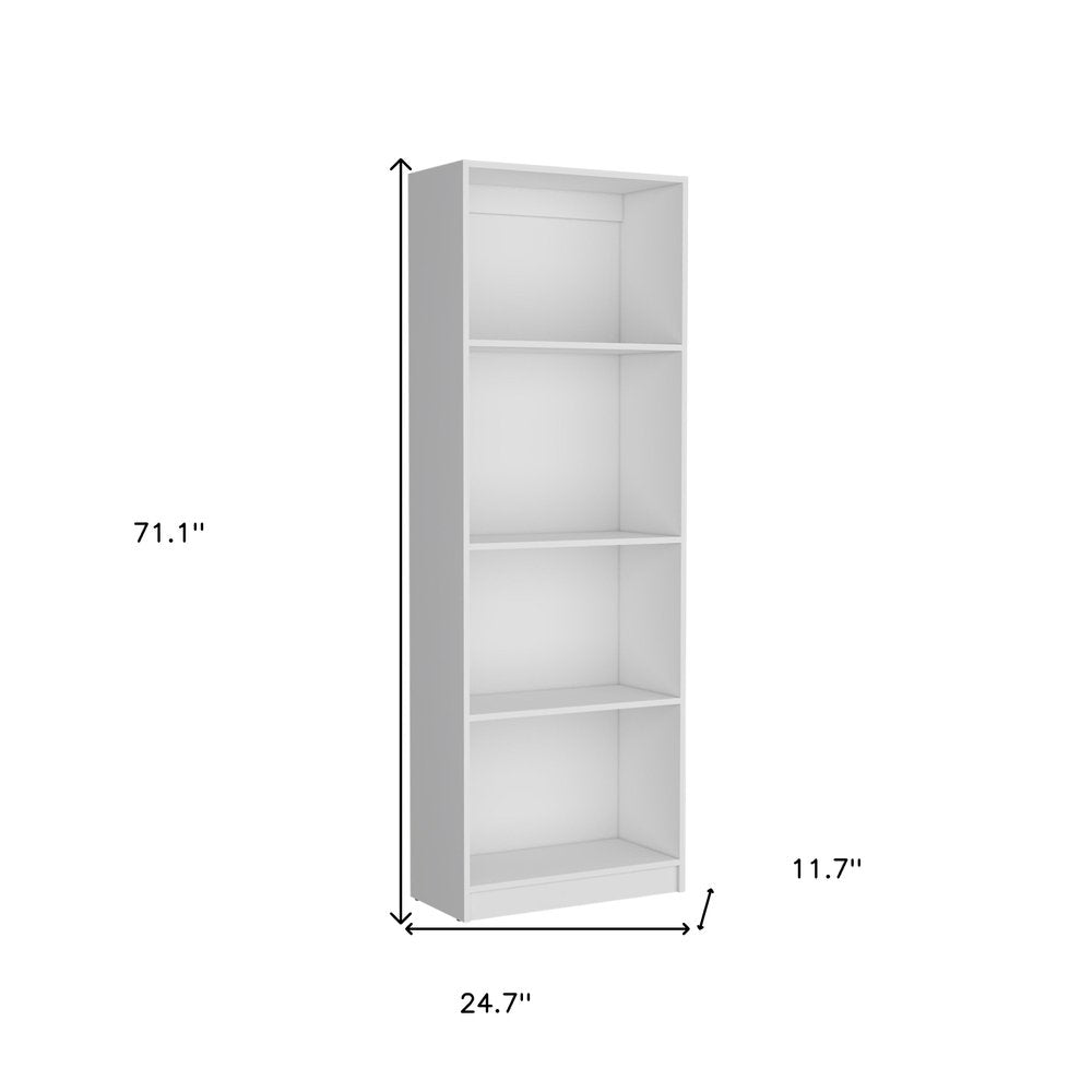 Set of Three White Wood Thirteen Tier Modular Bookcase — view 6