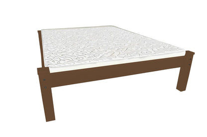 Brown Solid Wood Full Bed Frame HomeRoots